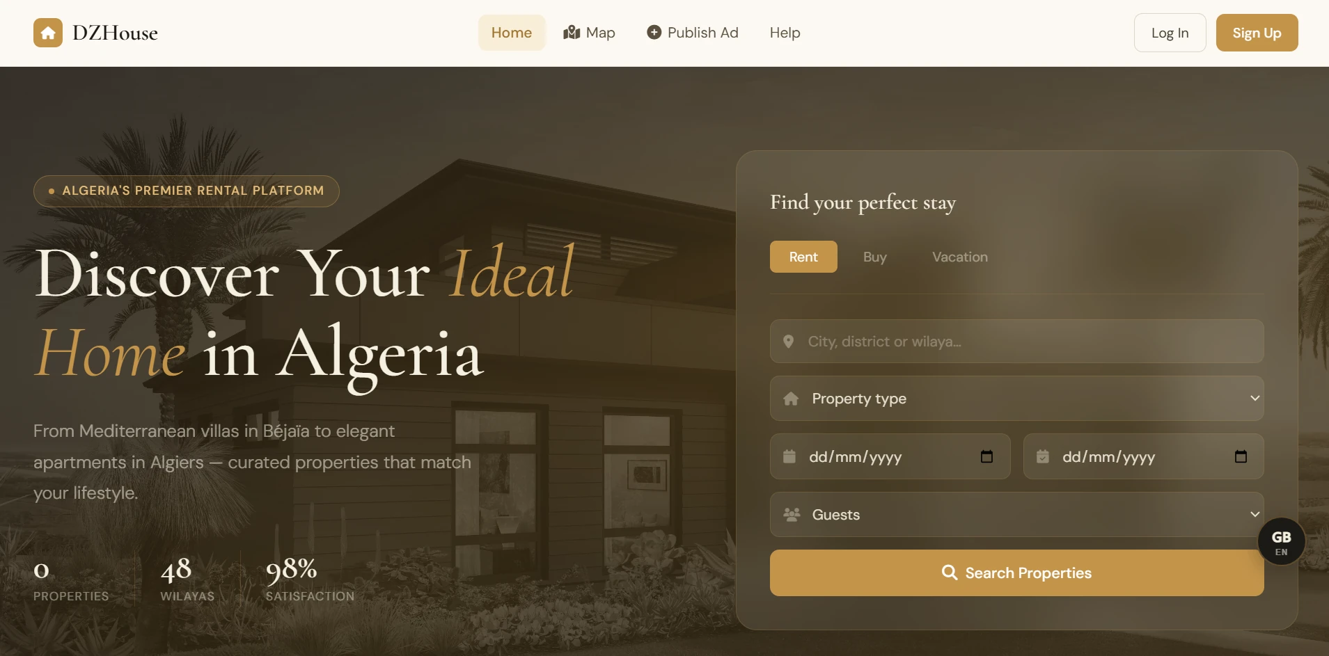 DZHouse Rental Platform